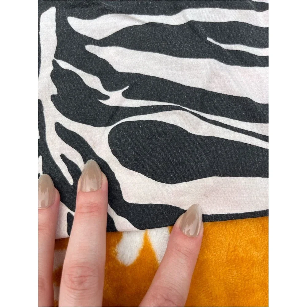 Almost Vintage Zebra Print Pink Leopard Print Shams Standard Pillowcases Y2k